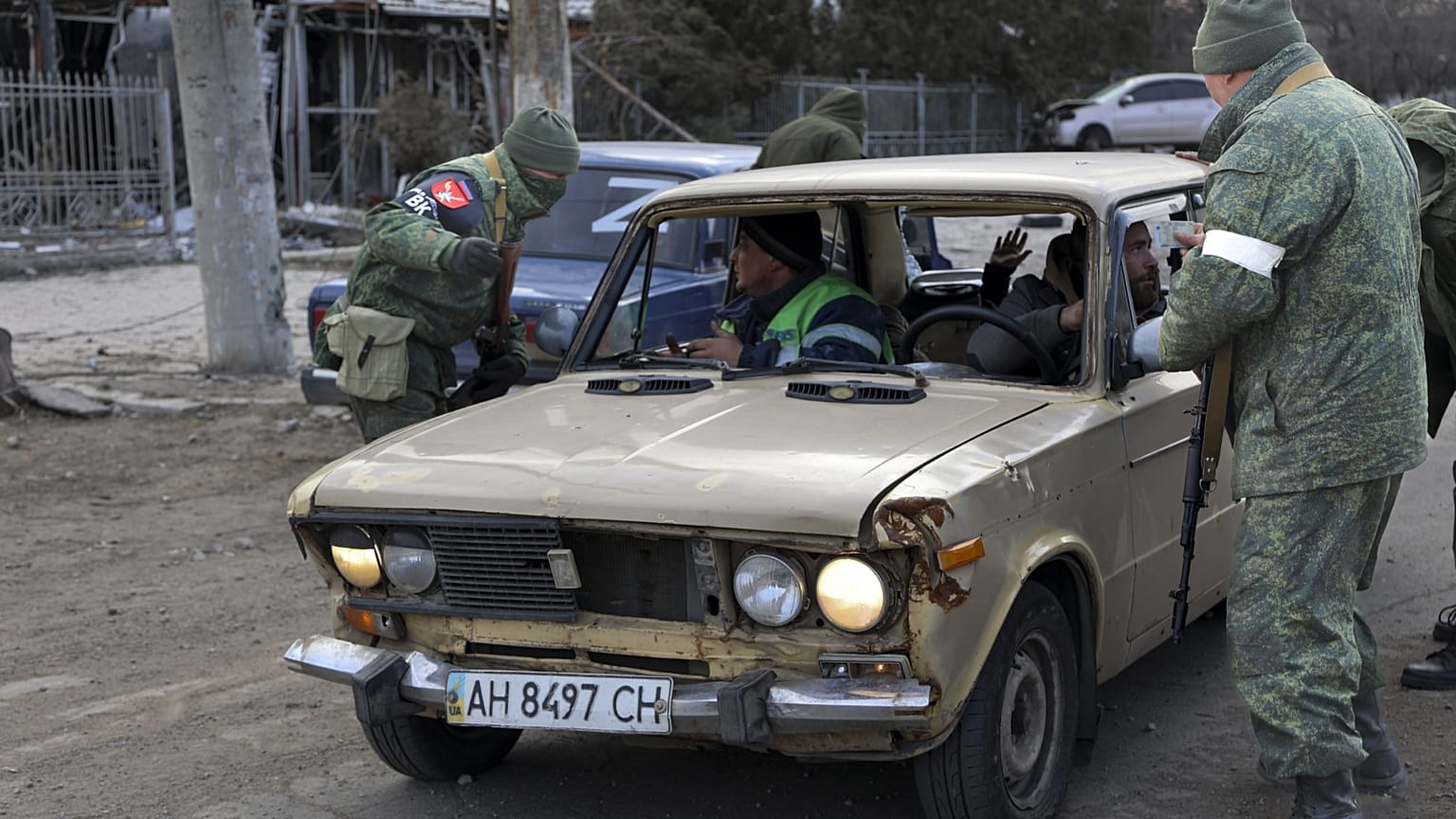 Orosz kontroll Mariupol külvárosában