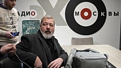 Dmitrij Muratov főszerkesztő az azóta szintén leállt moszkvai Echo rádióban
