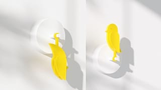 Canairi is a fresh air monitor that measures CO2 levels and prompts you to air out the room when the bird falls down