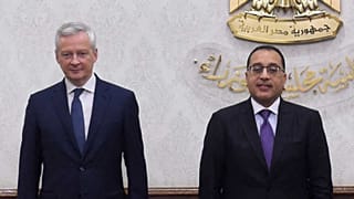 مدبولي ووزير المالية الفرنسي لومير