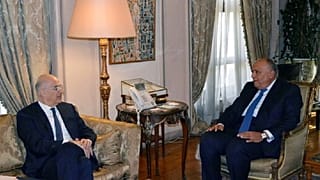 Νίκος Δένδιας και Σάμεχ Σούκρι