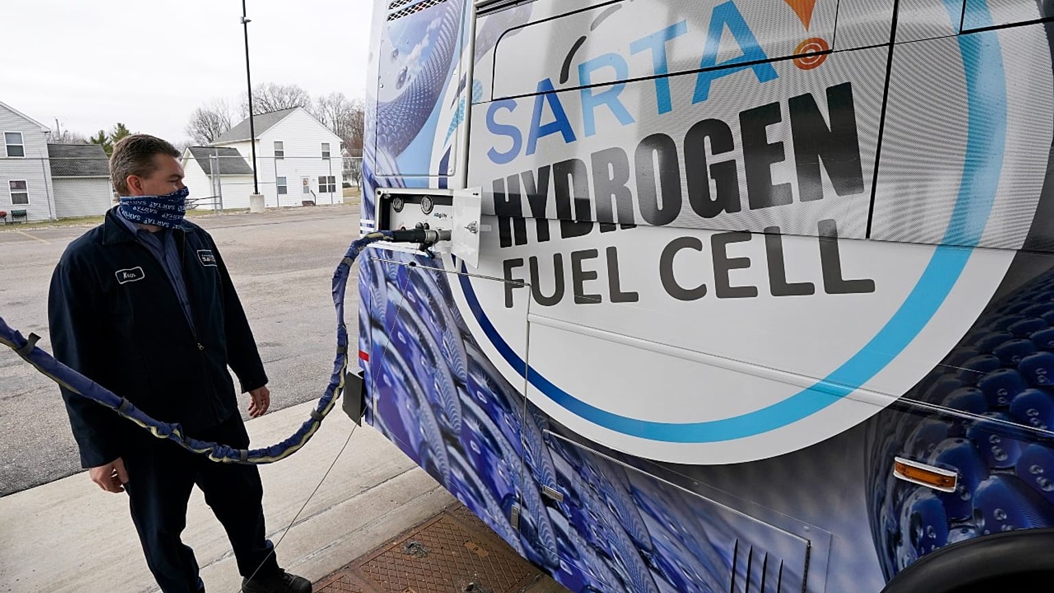 ABD'de hidrojenle çalışan bir otobüs