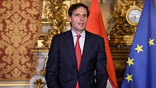 Deputy Prime Minister of the Netherlands Wopke Hoekstra delivers a speech, January 2022.