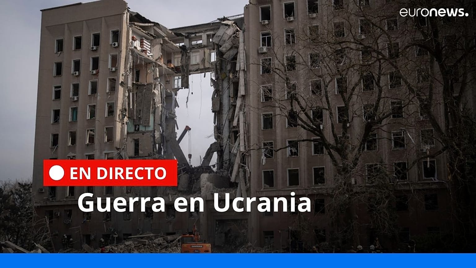 lugar de la sede del gobierno regional de Mykolaiv, Ucrania, tras un mortal ataque ruso, 29/3/2022