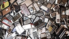 Alte Mobiltelefone in Belgien