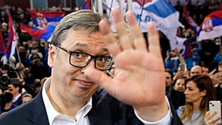 Präsident von Serbien Aleksandar Vucic