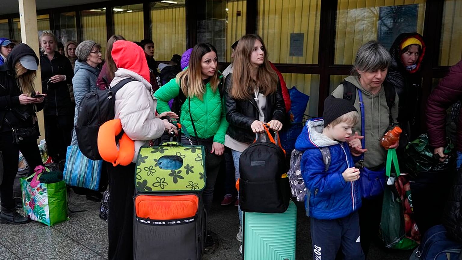 Refugiados ucranianos na Polónia