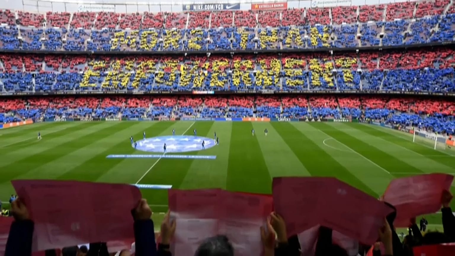 Barça-Real Madrid en cuartos de final de la Champions femenina, en el Camp Nou. 