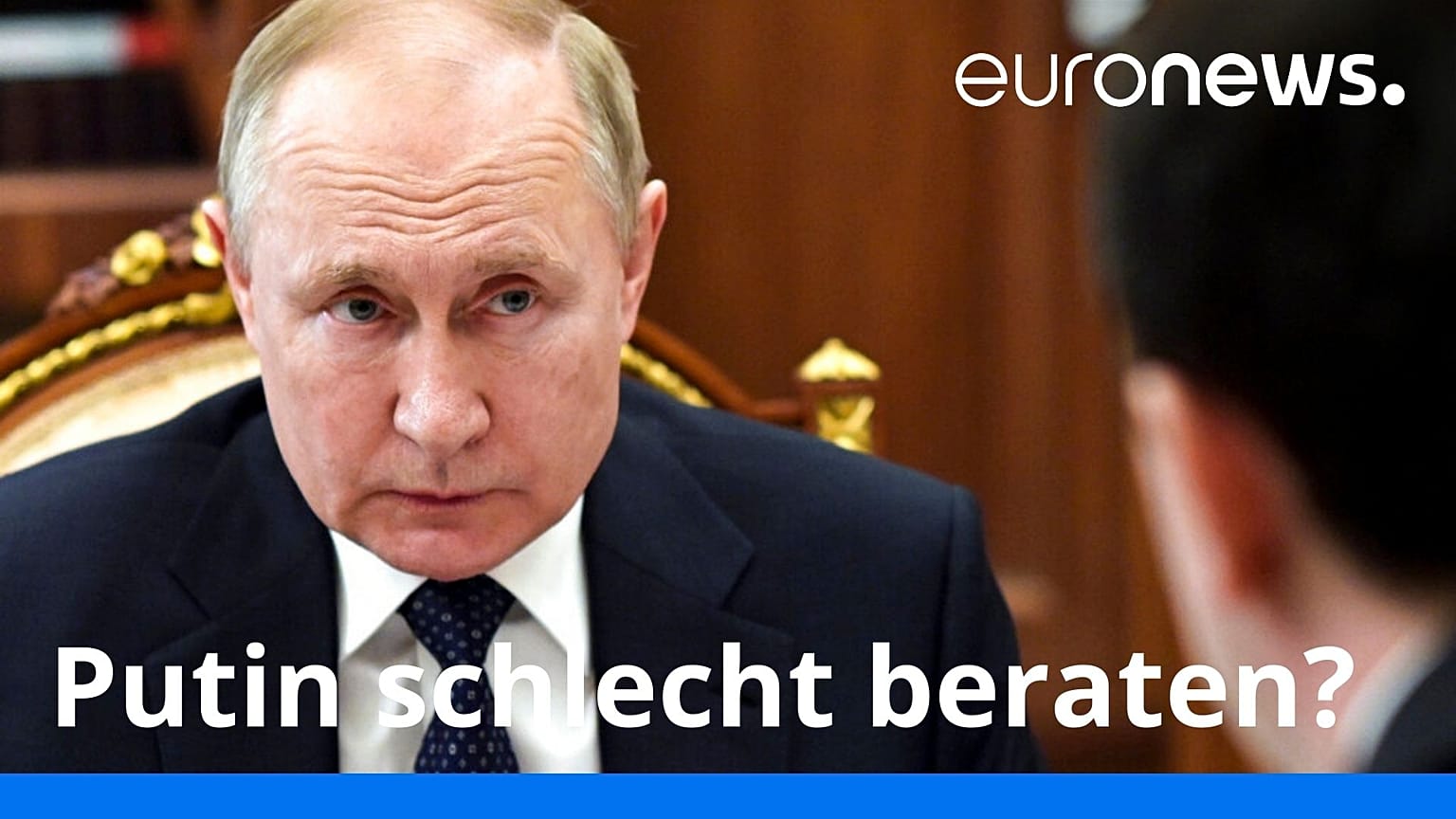 Putin bei einem Arbeitstreffen in Moskau, 29. März 2022