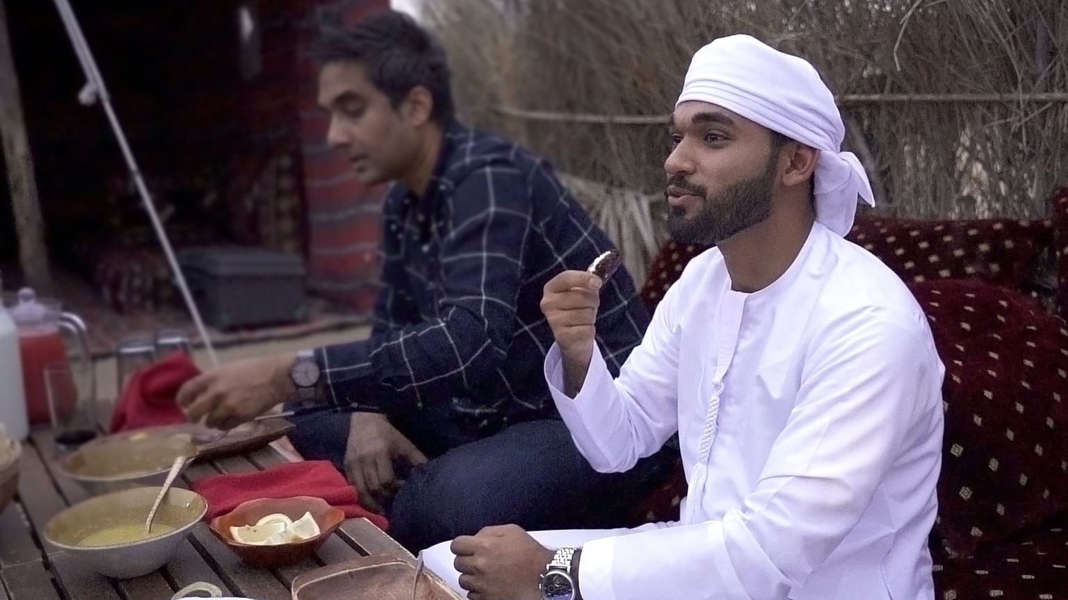 Breaking fast with a date at Iftar