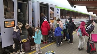La gare de Přemyšl en Pologne