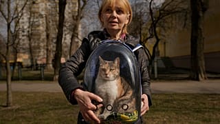 Flüchtling in der Ukraine