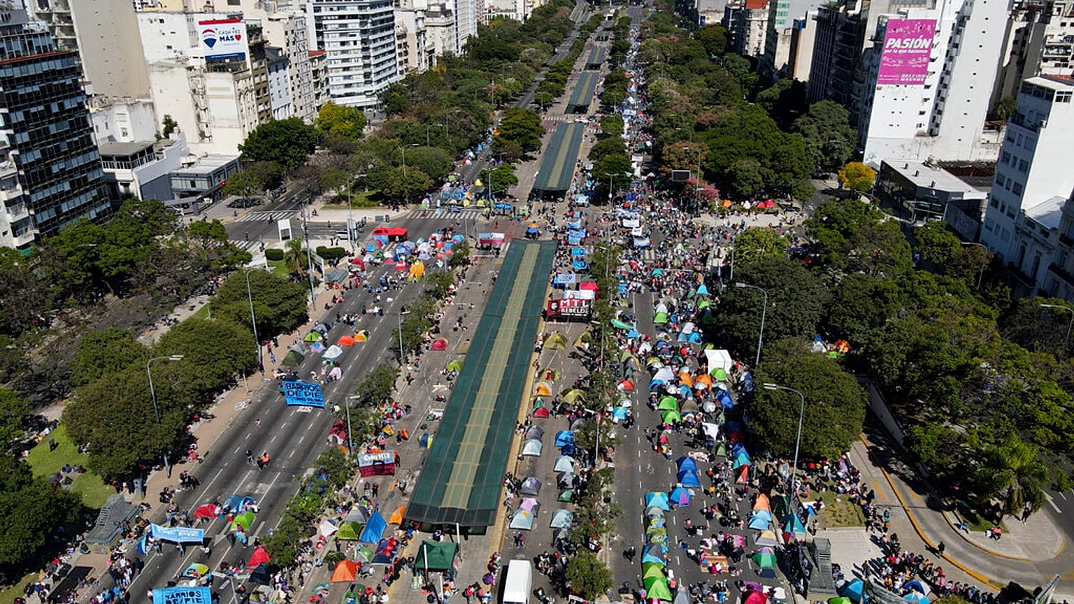 Protesto Argentina