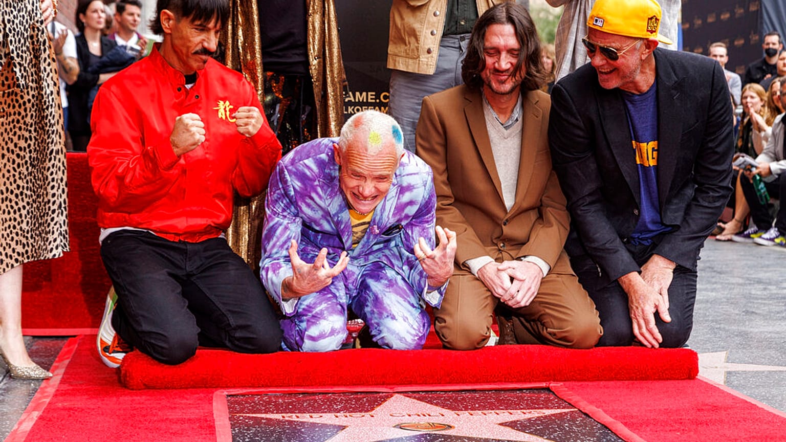 Red Hot Chili Peppers on the Walk of Fame