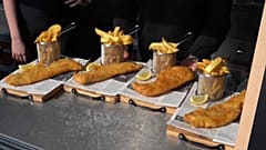 Bisher oft auf dem Menü in Brighton: Fish & Chips (25.3.2022) 