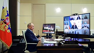 President Vladimir Putin meeting with his Security Council.