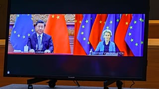 Le président chinois, Xi Jinping, et la présidente de la Commission européenne, Ursula von der Leyen