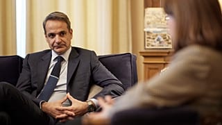  Ο πρωθυπουργός Κυριάκος Μητσοτάκης συναντήθηκε με την Πρόεδρο της Δημοκρατίας Κατερίνα Σακελλαροπούλου στο Προεδρικό Μέγαρο,