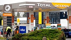 Une station service en France 