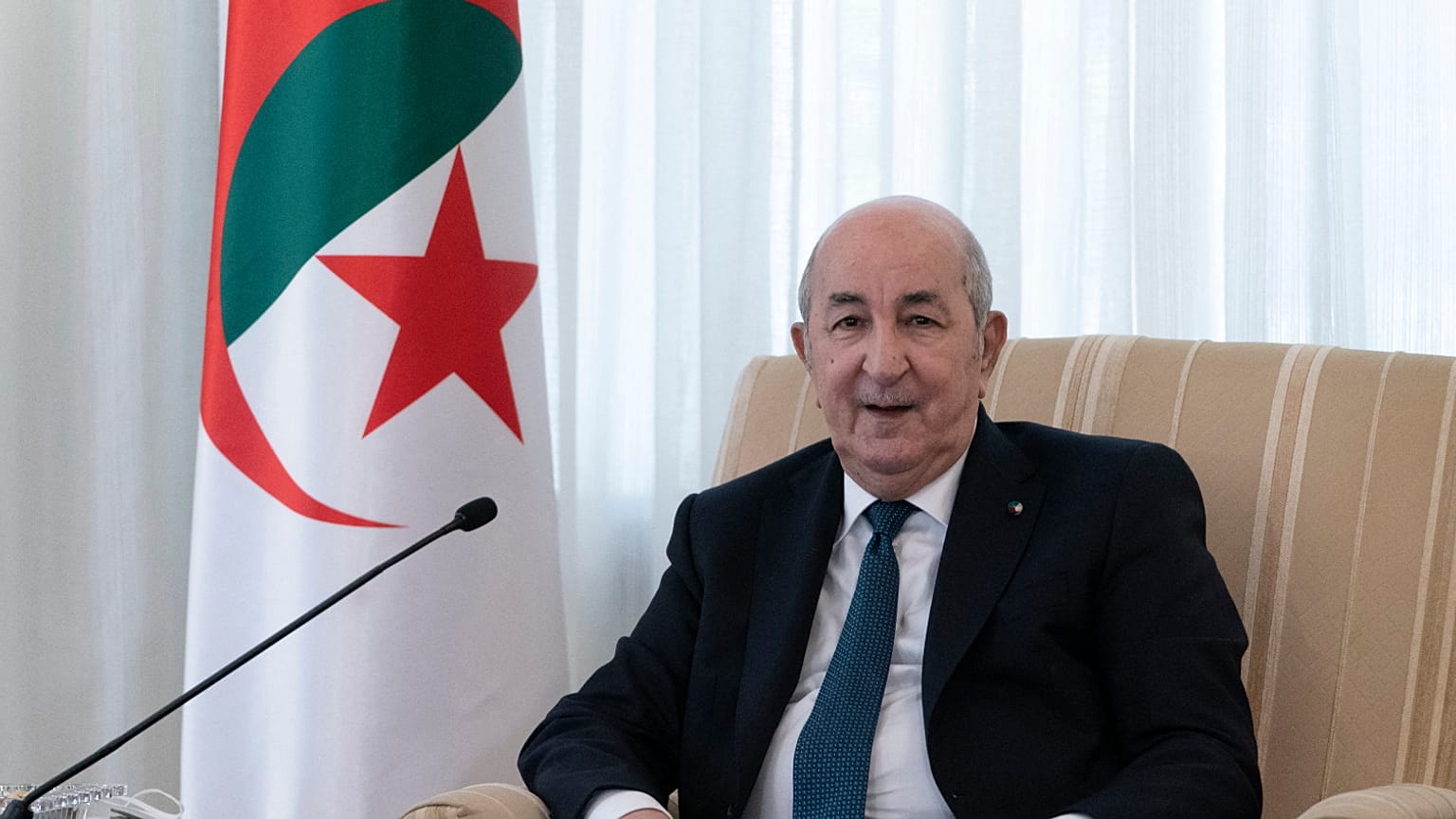 الرئيس الجزائري عبد المجيد تبون.