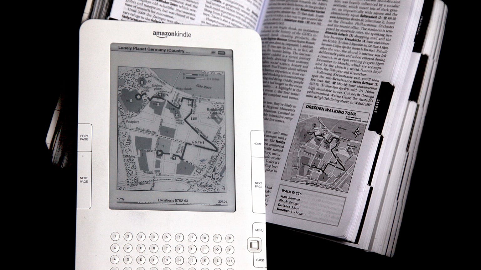 A Kindle version of the Lonely Planet guide to Germany