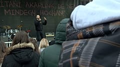 Molnár Áron a színpadon