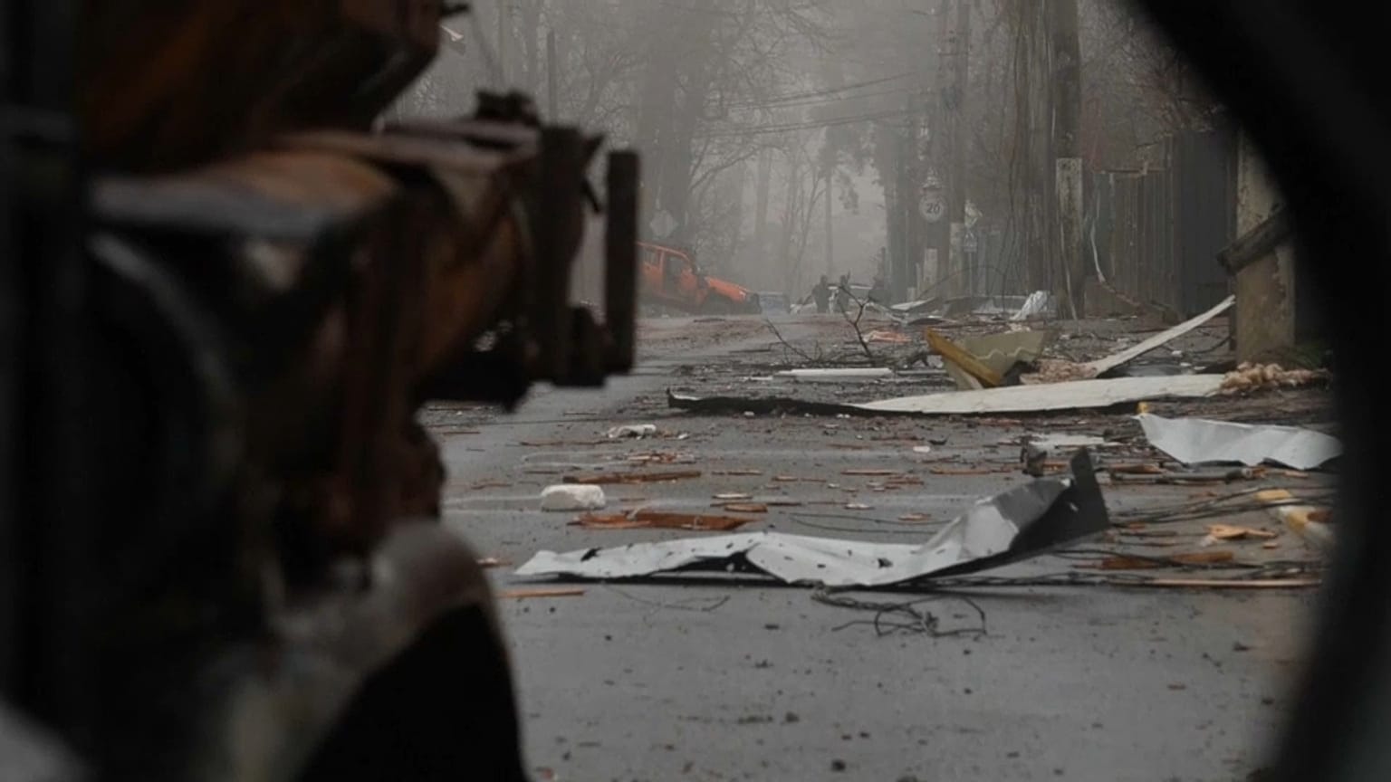 Ukrainian army in Irpin