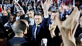  أول تجمع انتخابي لماكرون في مسرح أرينا 