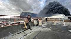 Nach russischen Luftangriffen auf Odessa in der Ukraine