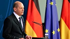 Kanzler Olaf Scholz an diesem Sonntag in Berlin
