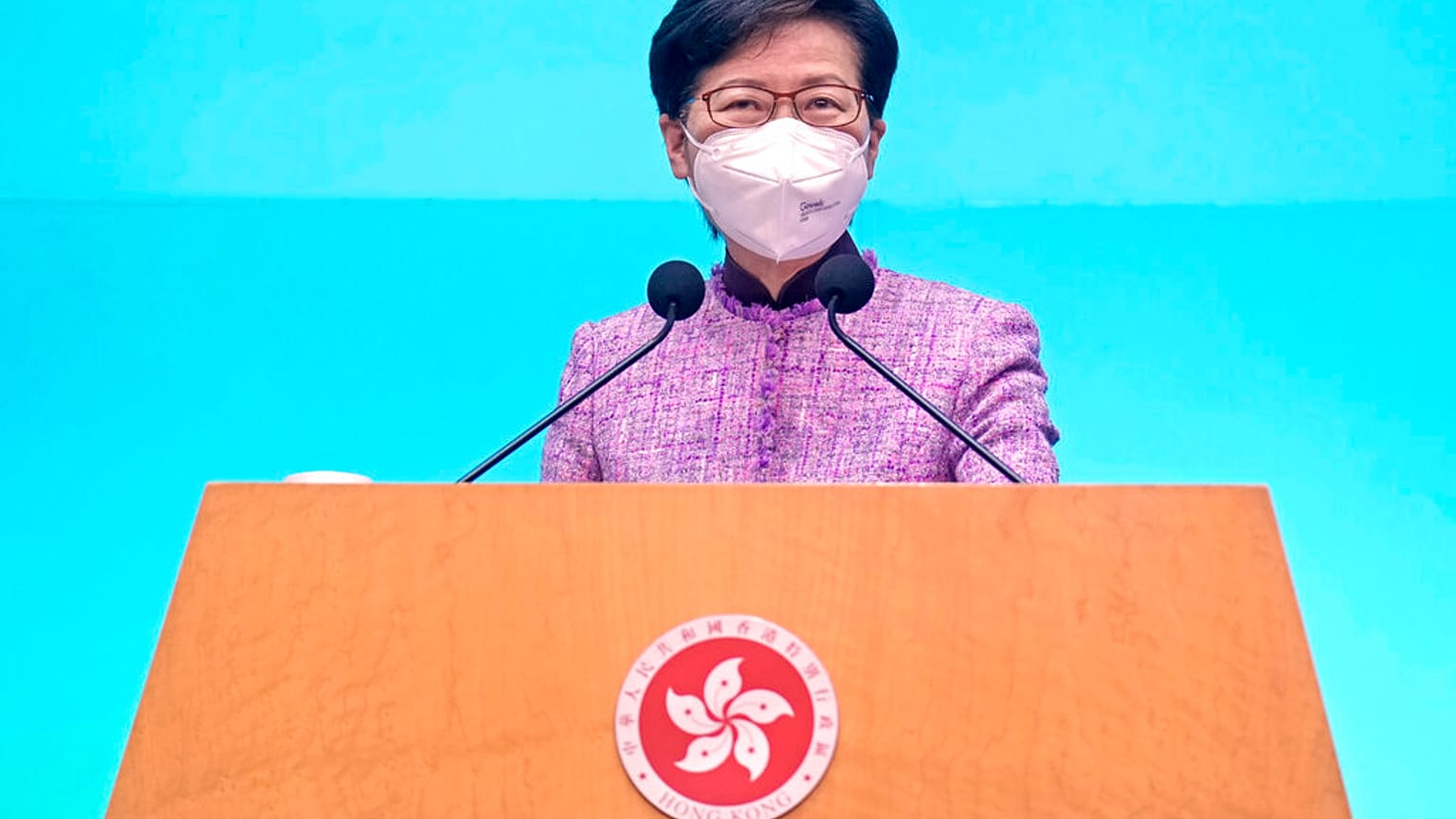 Hong Kong Baş Yöneticisi Carrie Lam 