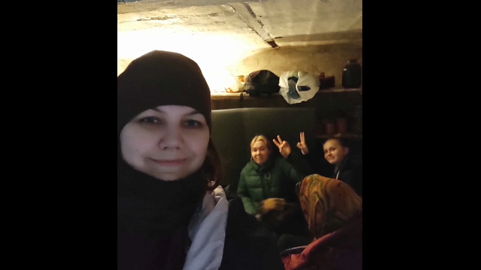 La famille de Mariia a vécu douze jours dans un abri souterrain 