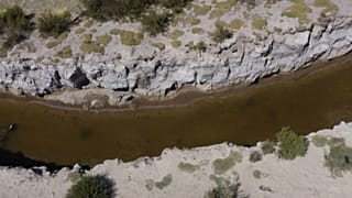 La zanja en la frontera entre Bolivia y Chile