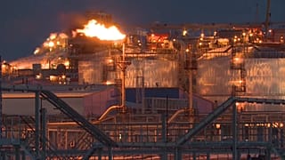 Gasproduktion in Russland