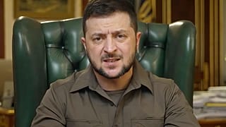 Wolodymyr Selenskyj in Kiew in der Ukraine
