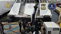 Le yacht saisi par les autorités espagnoles