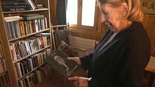Правнучка Льва Толстго Марта Альбертини в своем доме в швейцарском Лансе
