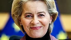 Ursula von der Leyen bizottsági elnök Brüsszelben
