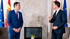 Der spanische und der niederländische Regierungschef Pedro Sanchez und Mark Rutte