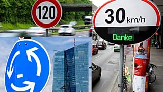 Verkehrschilder in Deutschland - ARCHIV