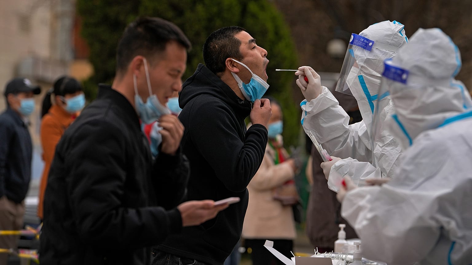 Dépistage au Covid-19 à Pékin