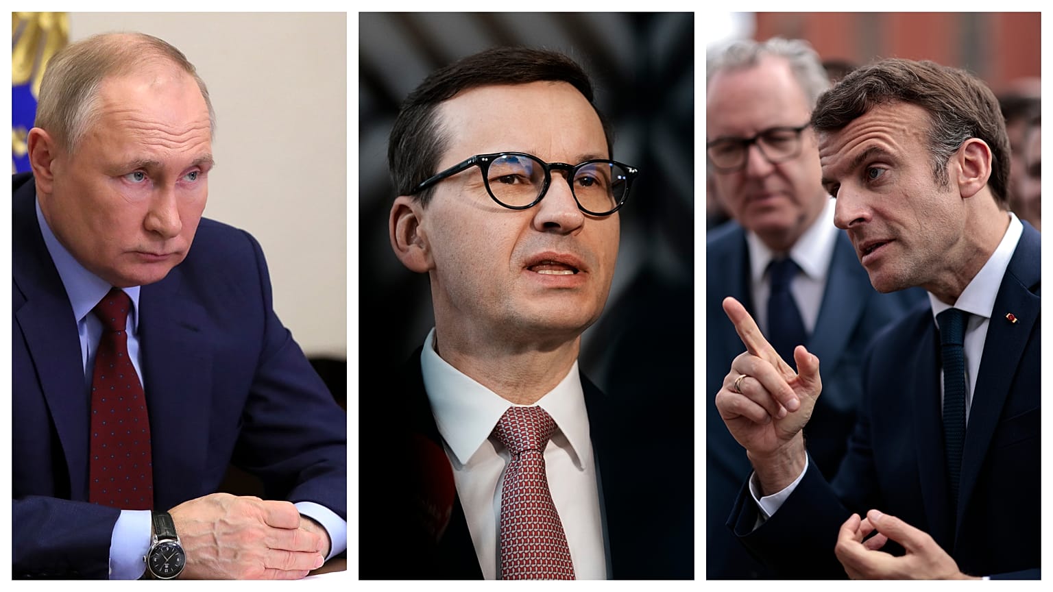 Morawieckit zavarja, hogy a francia elnök többször beszélt telefonon Putyinnal a háború kitörése óta