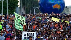 Manifestação contra exploração mineira em território indígena