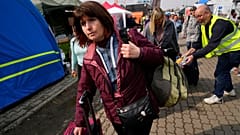 Valentina Dél-Lengyelországból indul haza Zaporizzsjába március 30-án. Az oroszok lehetséges kivonulásának hírére sokan döntöttek úgy, hogy hazamennek