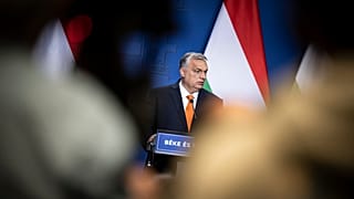 Orbán Viktor a sajtótájékoztatón