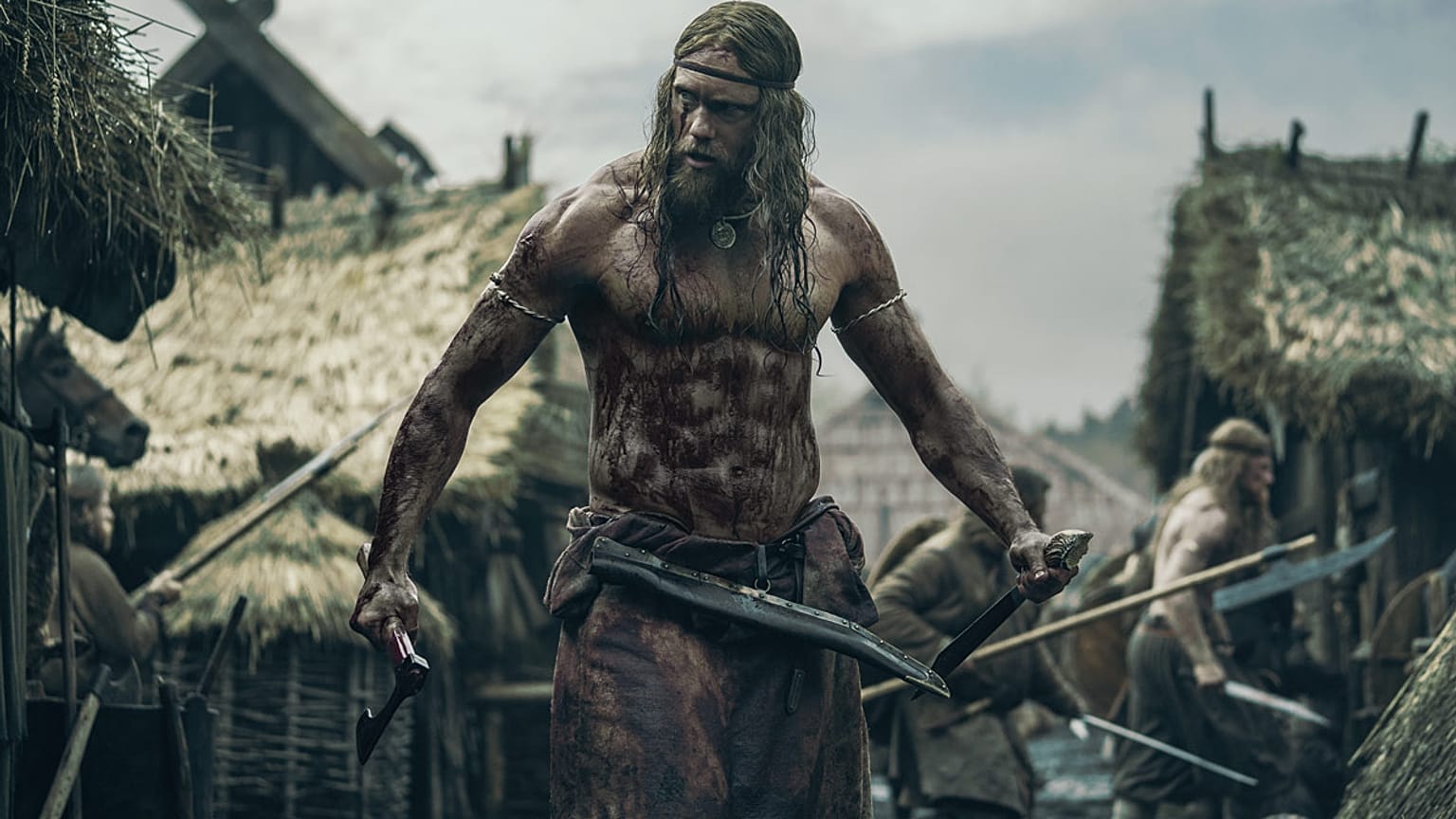 Alexander Skarsgård as Amleth in The Northman