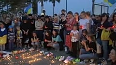 Τελετή μνήμης των θυμάτων του πολέμου στην Ουκρανία (Λευκωσία)