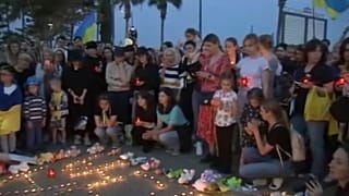 Τελετή μνήμης των θυμάτων του πολέμου στην Ουκρανία (Λευκωσία)
