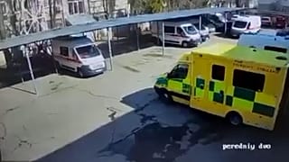 Hospitals were among civilian buildings damaged by shelling in the Ukrainian city of Mykolaiv on Monday, April 4, according to Ukrainian officials.