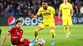 A Villarreal gólszerzője, Danjuma a képen